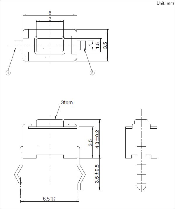 Alpsalpine SKHLAJA010 price ALPS Tact switch SKHL