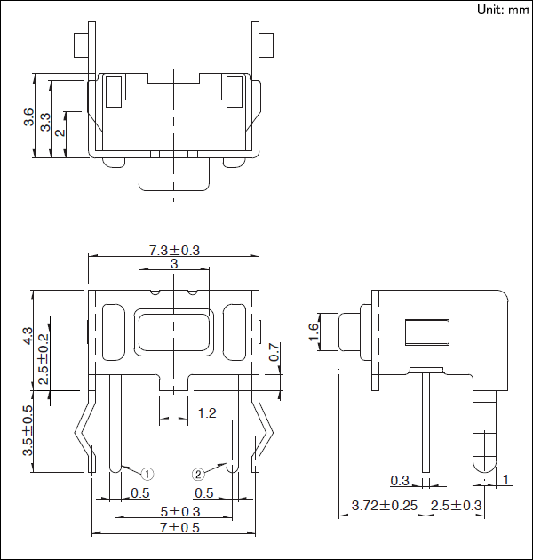 Alpsalpine SKHLLBA010 price ALPS Tact switch SKHL