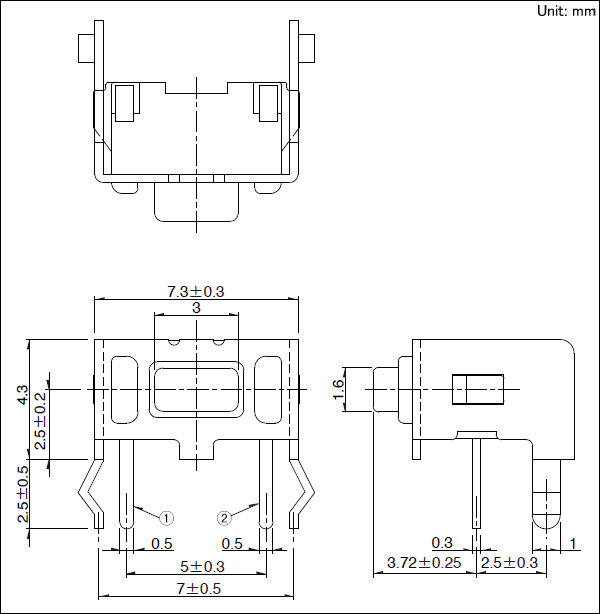 Alpsalpine SKHLLCA010 price ALPS Tact switch SKHL