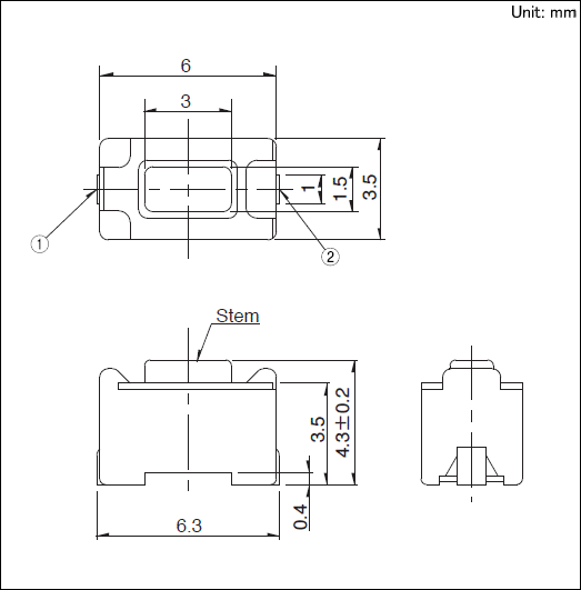 Alpsalpine SKQMBAE010 price ALPS Tact switch SKQM