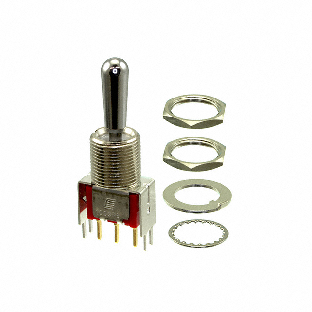 100SP3T8B13VS2REH E-Switch levetta Interruttore SPDT 0.4VA 20V