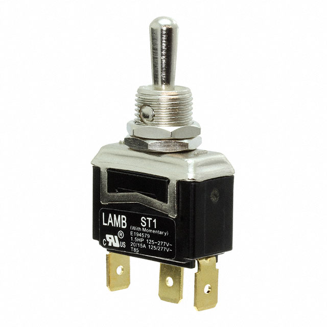 ST14DD10 E-Switch SWITCH TOGGLE SPDT 20A 125V